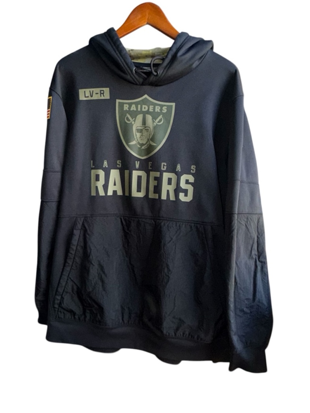 AUTHENTIC Nike Las Vegas Raiders 2020 Salute to Service Hoodie Mens Sideline